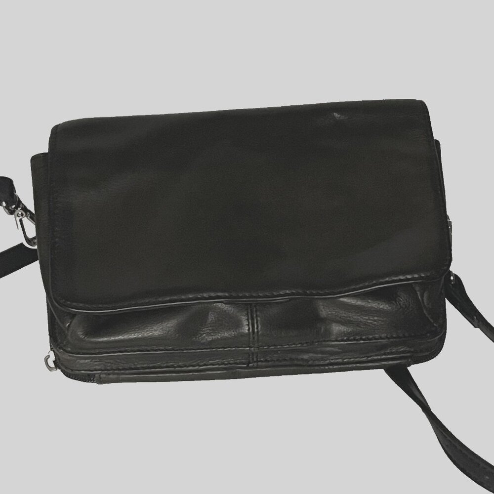 Hobo International Leather Crossbody Purse Bag w Wallet Section 47" plus Strap